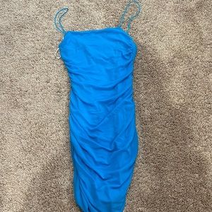 brand new blue hoco dress from hello molly